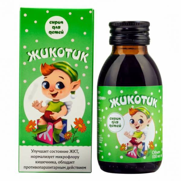 Сироп ЖиКоТик 100мл Сироп ЖиКоТик 100мл