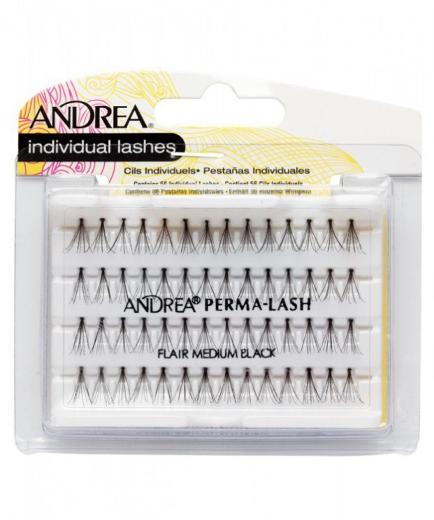 25110 Andrea Пучки ресниц черные средние